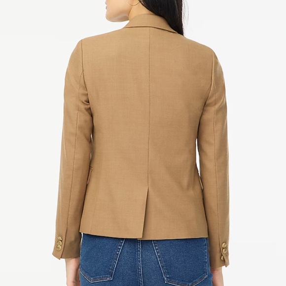 J Crew Original Schoolboy Blazer • Camel • Size 2 - Picture 4 of 7